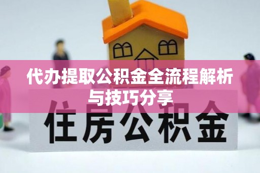 韶山代办提取公积金全流程解析与技巧分享