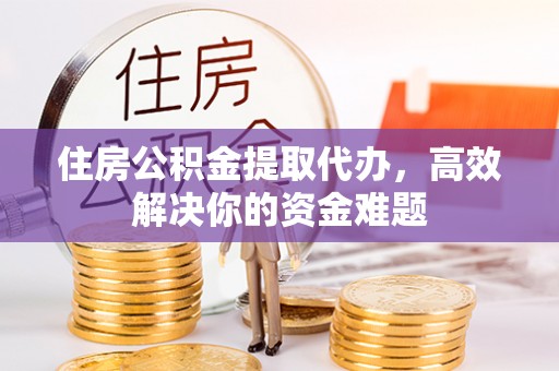 韶山住房公积金提取代办，高效解决你的资金难题